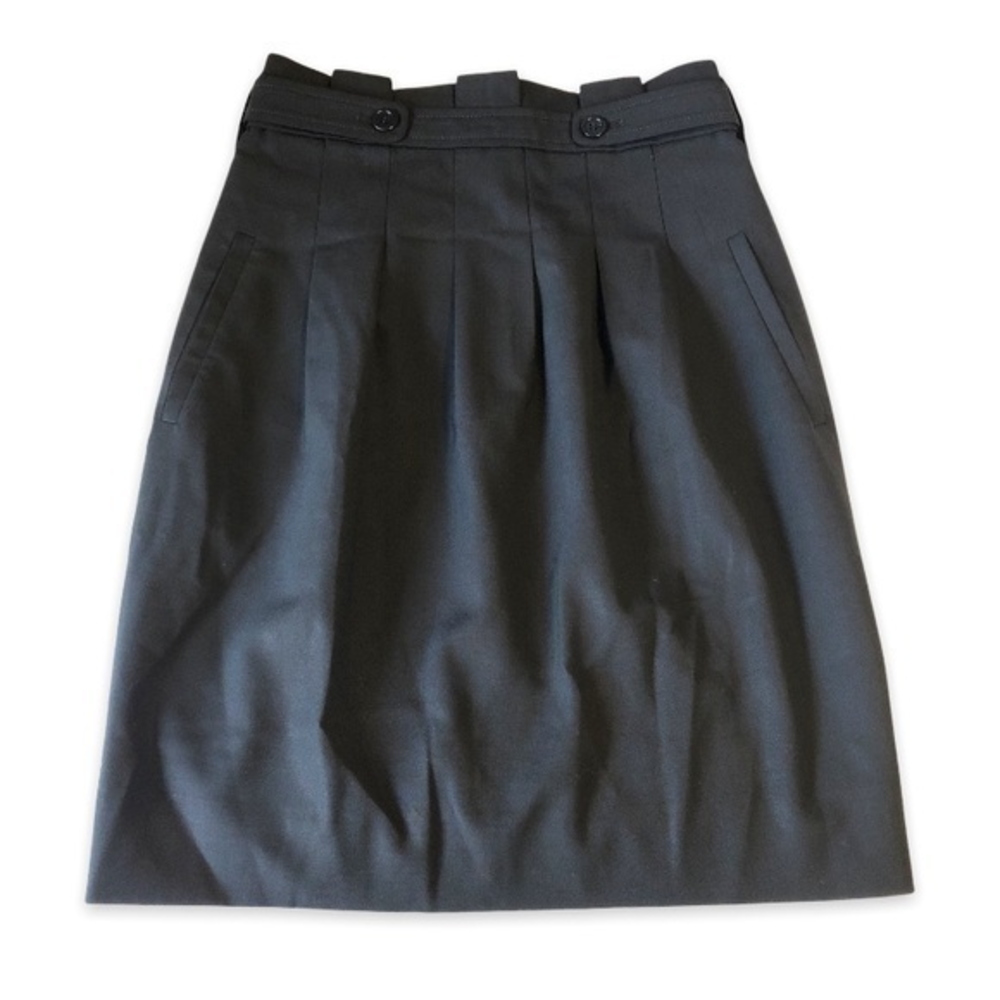BCBG black pleated‎ skirt 4
